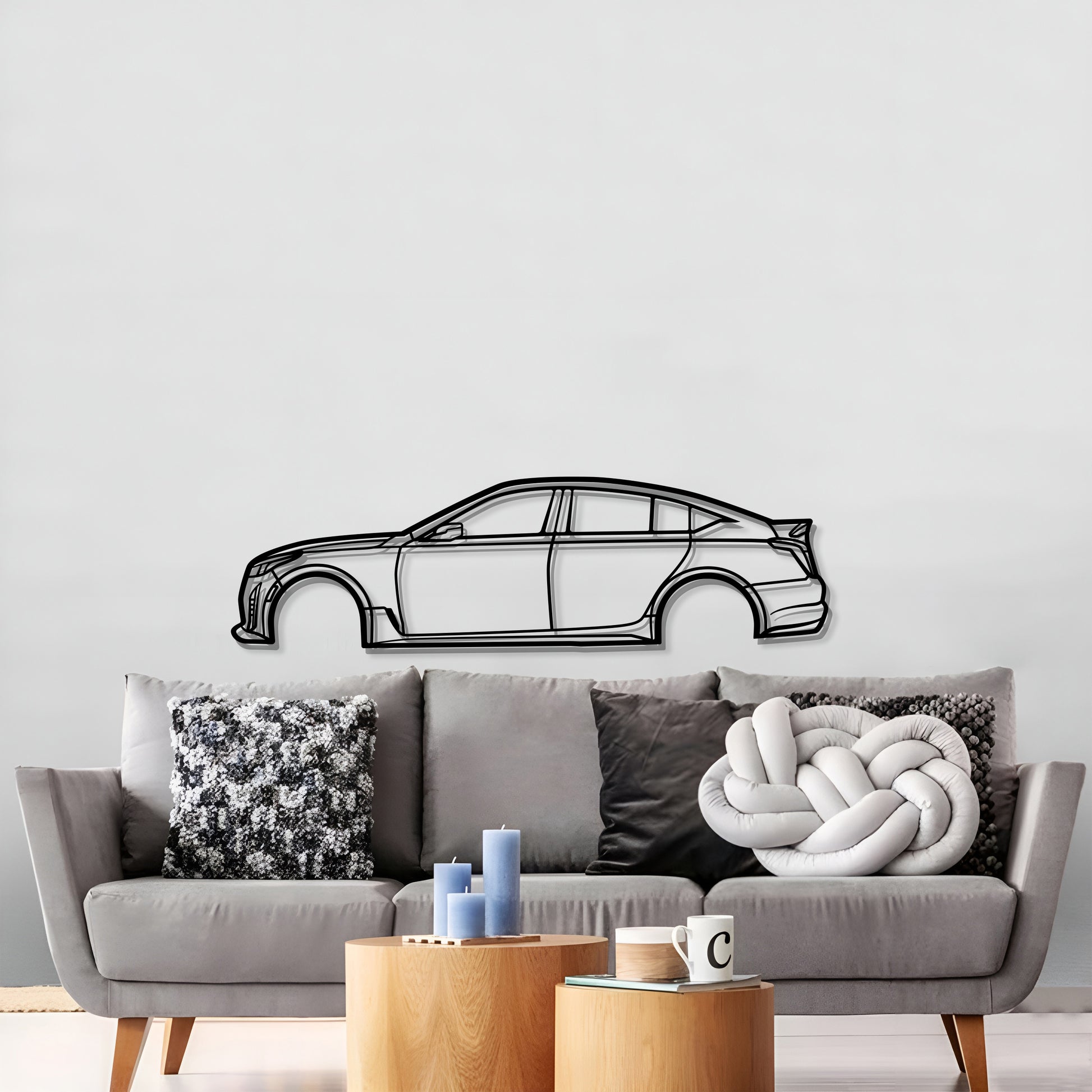 Large 2023 Cadillac CT5‑V Blackwing Wall Art For Garage Or Man Cave