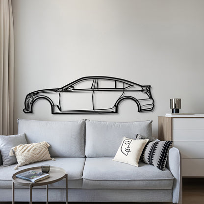 Modern 2023 Cadillac CT5‑V Blackwing Wall Hanging In Textured Black Steel