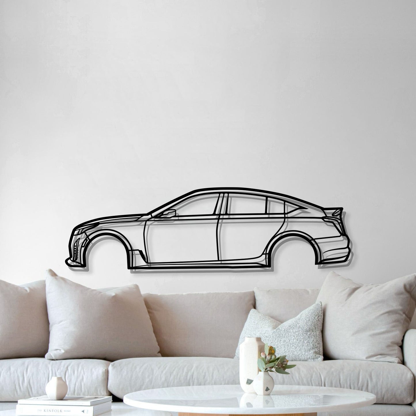 2023 Cadillac CT5‑V Blackwing Metal Wall Art Lifted 1 Cm From Wall For 3D Effect