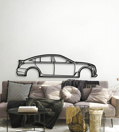 Detailed 2023 Cadillac CT5‑V Blackwing Metal Art Durable Laser Cut Steel Construction