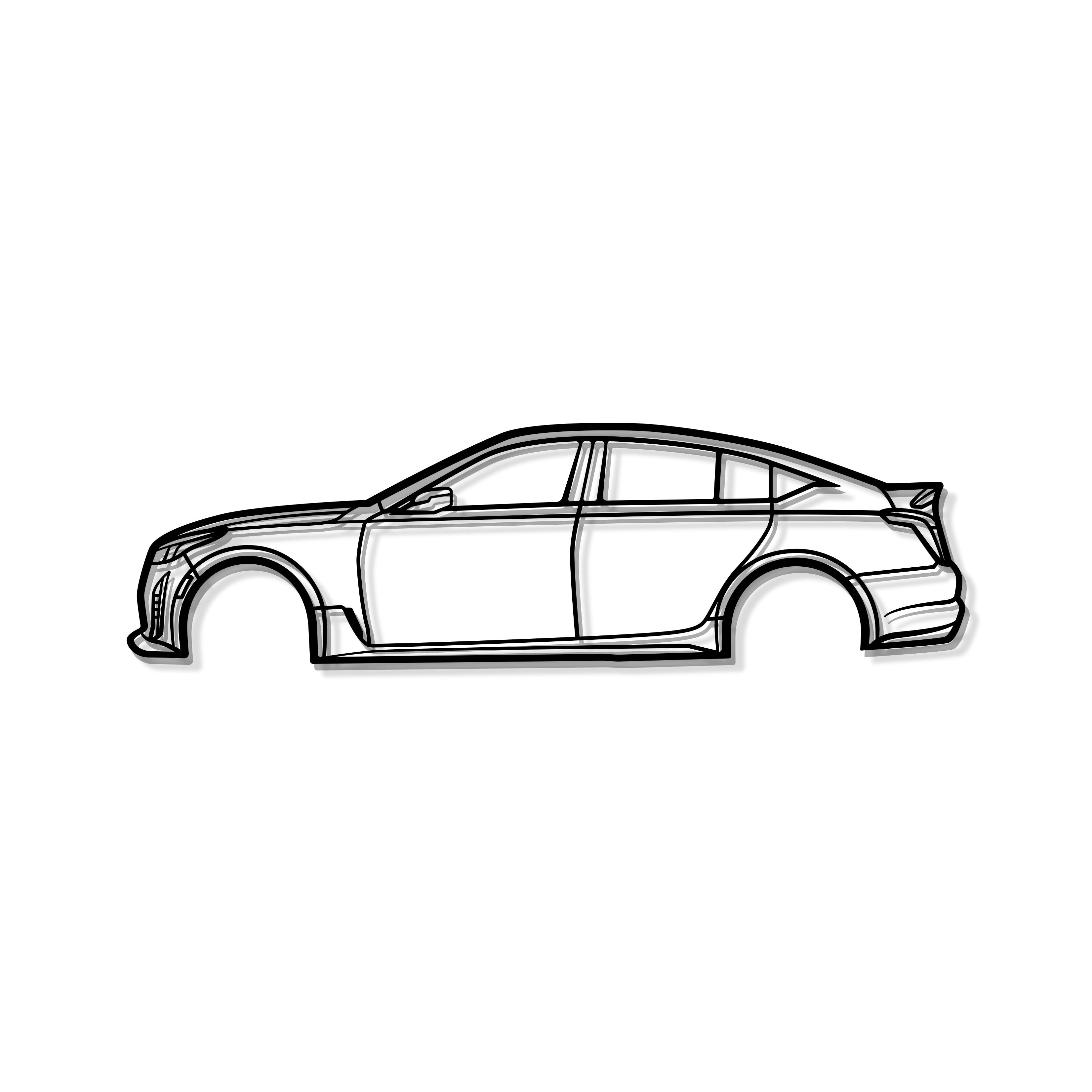 2023 CT5-V Blackwing Metal Car Wall Art - MT0825