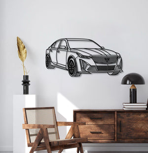 2023 Cadillac CT5‑V Blackwing laser‑cut steel metal wall art for garage or office décor