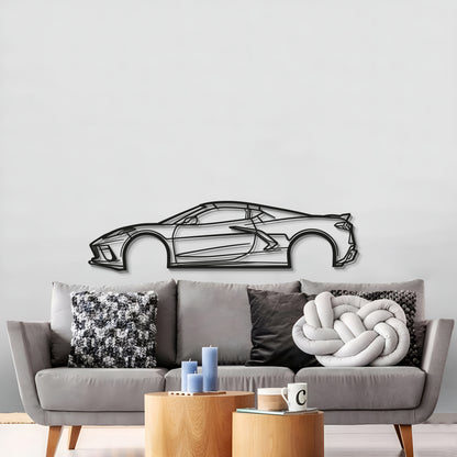 Large 2023 Chevrolet Corvette C8 Wall Art For Garage Or Man Cave