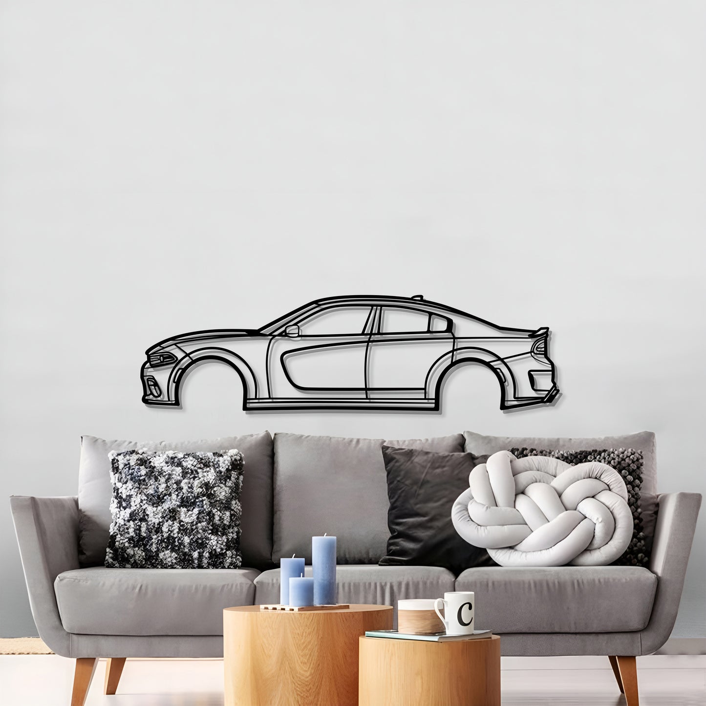 2023 Charger Scat Pack Metal Car Wall Art - MT0822