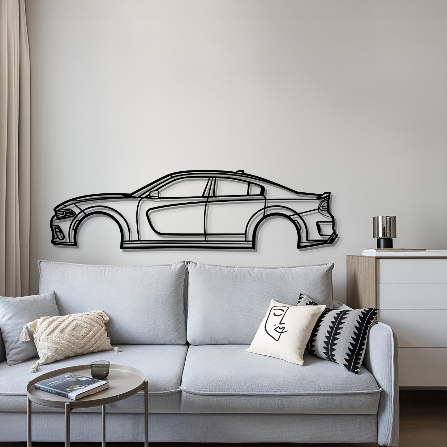 2023 Charger Scat Pack Metal Car Wall Art - MT0822
