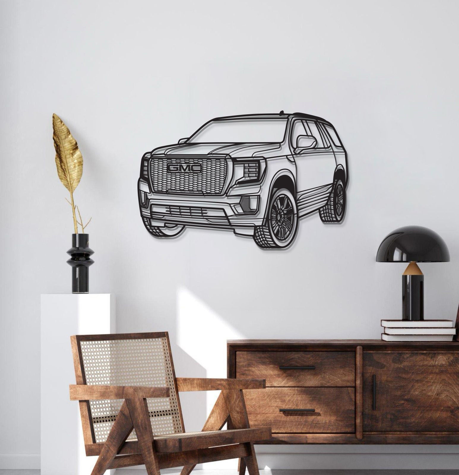 2023 Yukon Denali Ultimate Perspective Metal Car Wall Art - MT1207