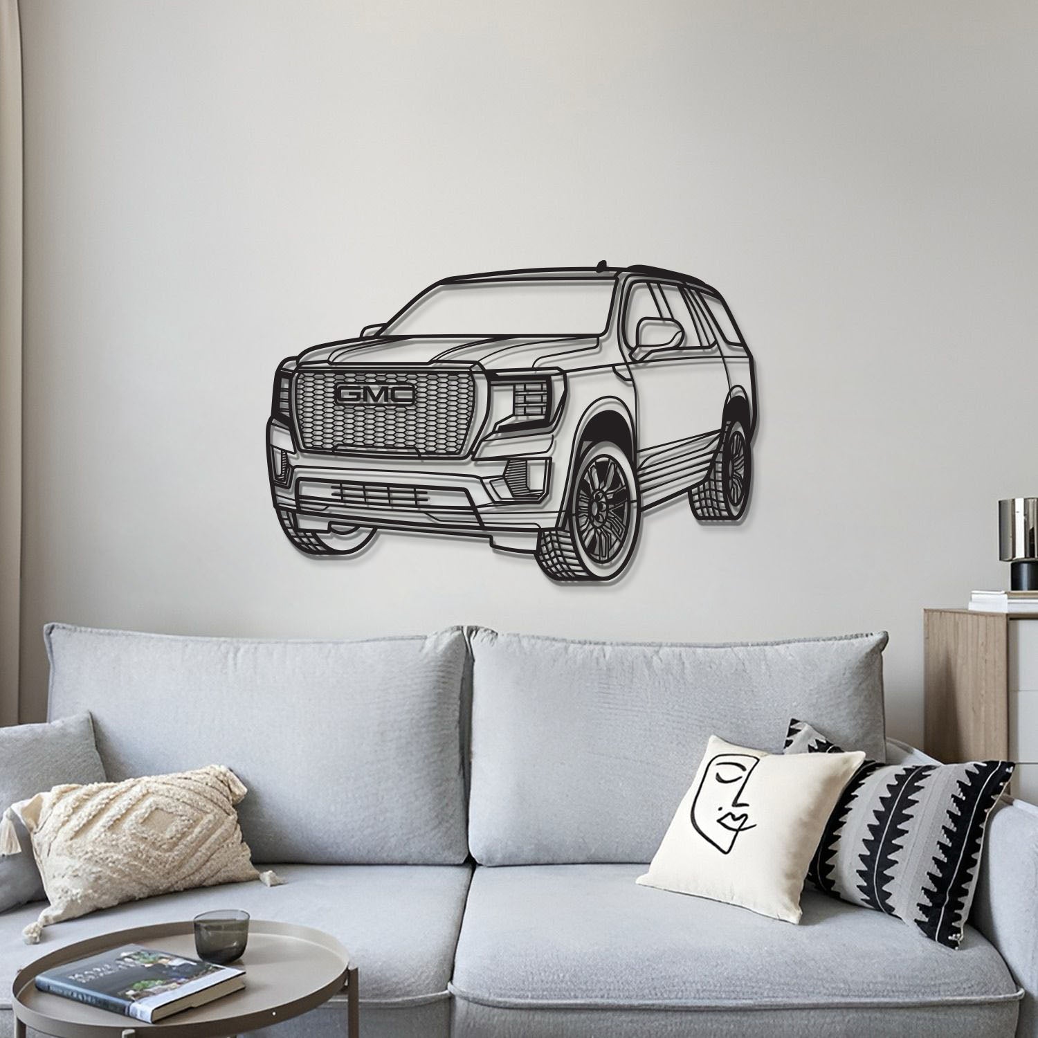 2023 Yukon Denali Ultimate Perspective Metal Car Wall Art - MT1207