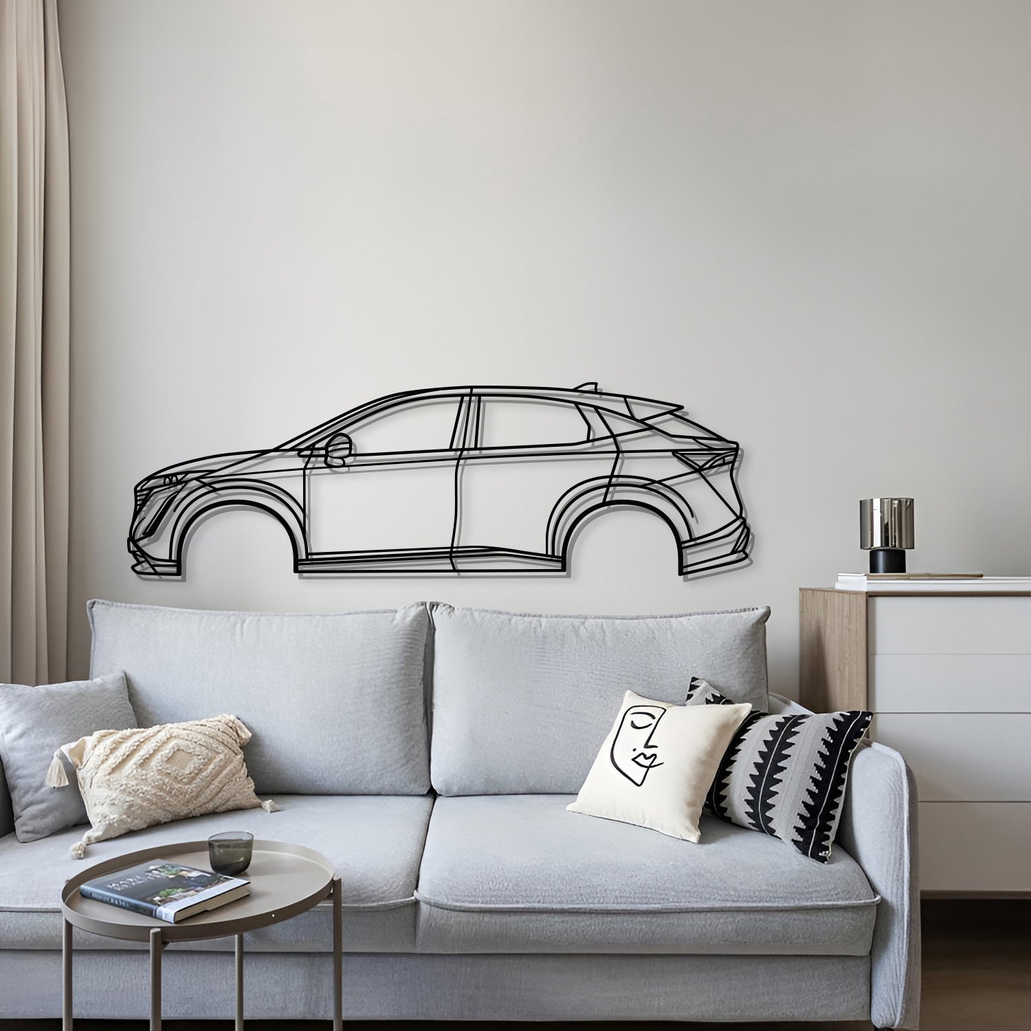 2023 Ariya Metal Car Wall Art - MT0821