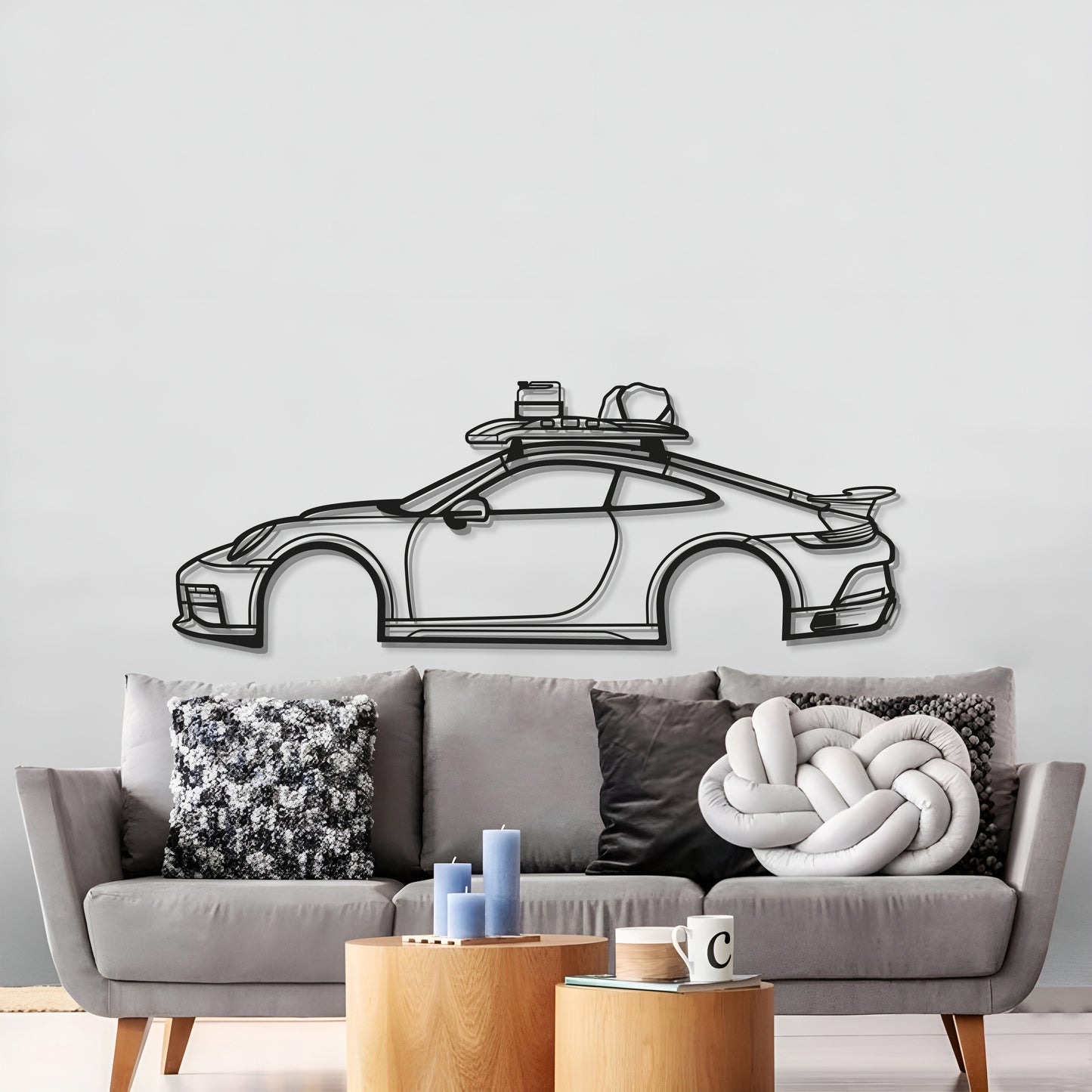 2023 911 Dakar Metal Car Wall Art - MT0820