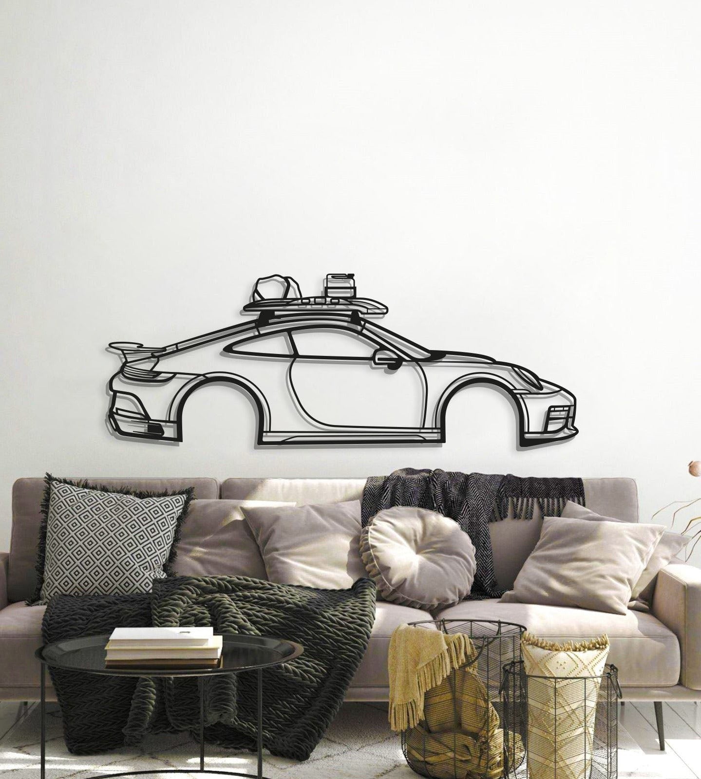 2023 911 Dakar Metal Car Wall Art - MT0820