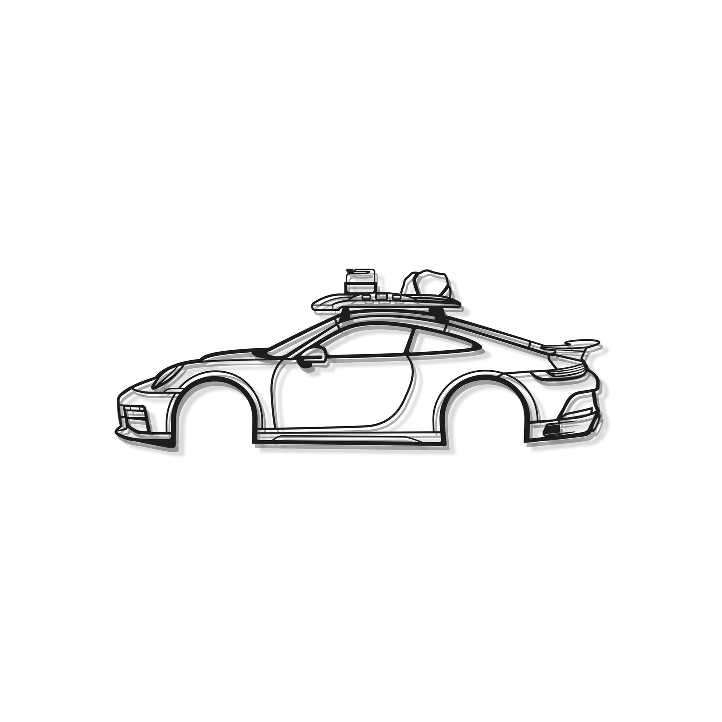 2023 911 Dakar Metal Car Wall Art - MT0820