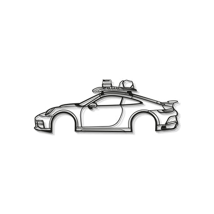 2023 911 Dakar Metal Car Wall Art - MT0820