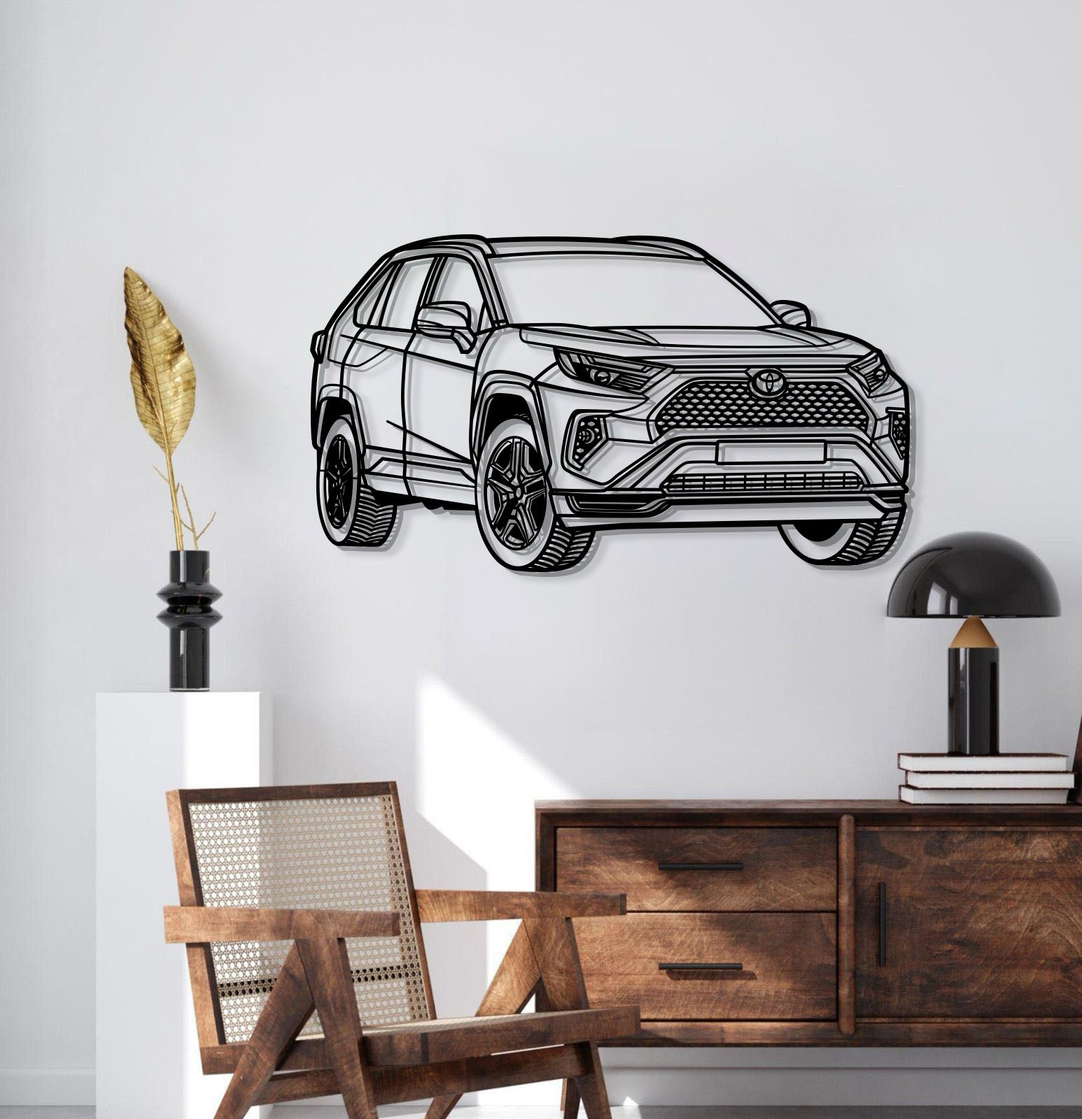 2023 RAV4 GR Sport Perspective Metal Car Wall Art - MT1291