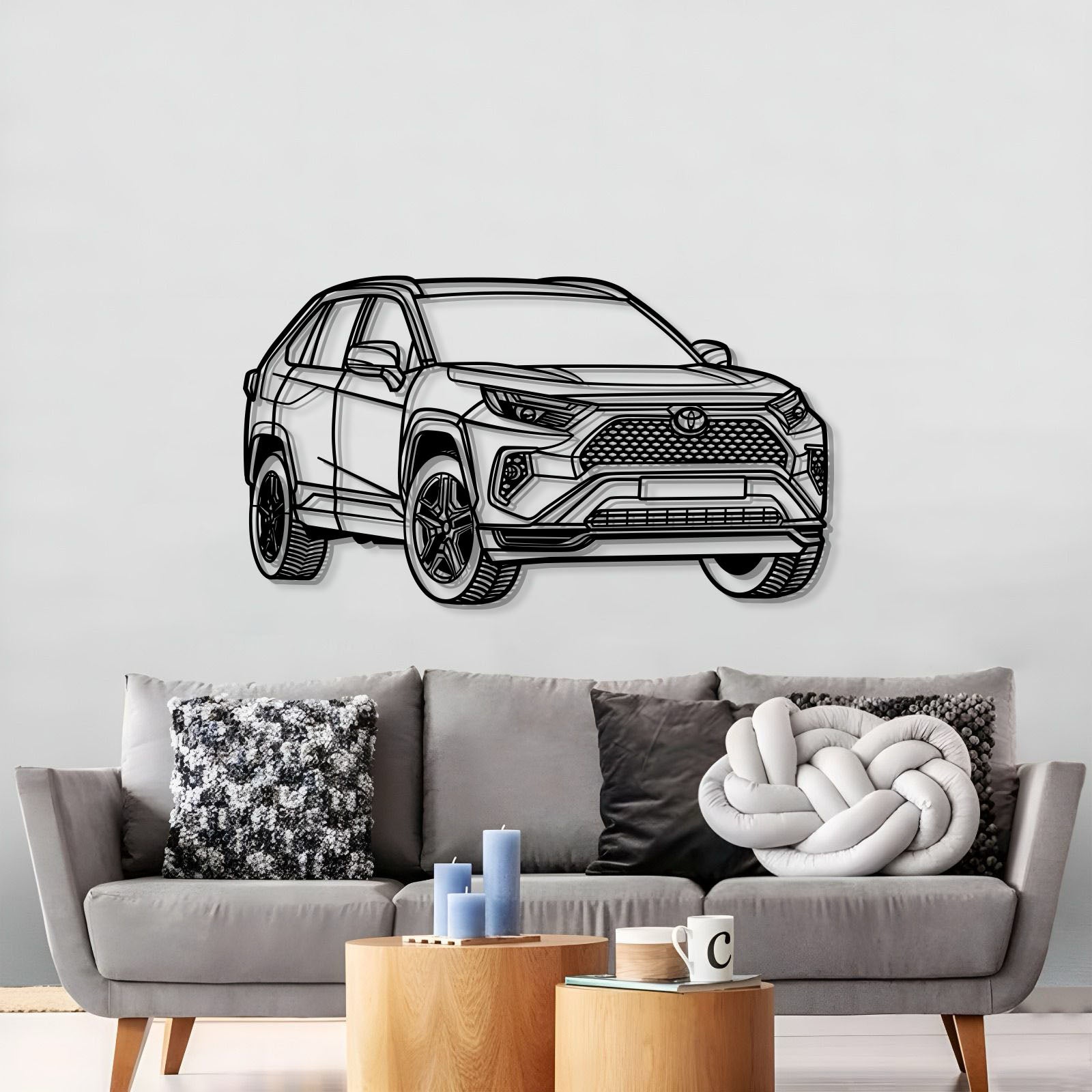 2023 RAV4 GR Sport Perspective Metal Car Wall Art - MT1291