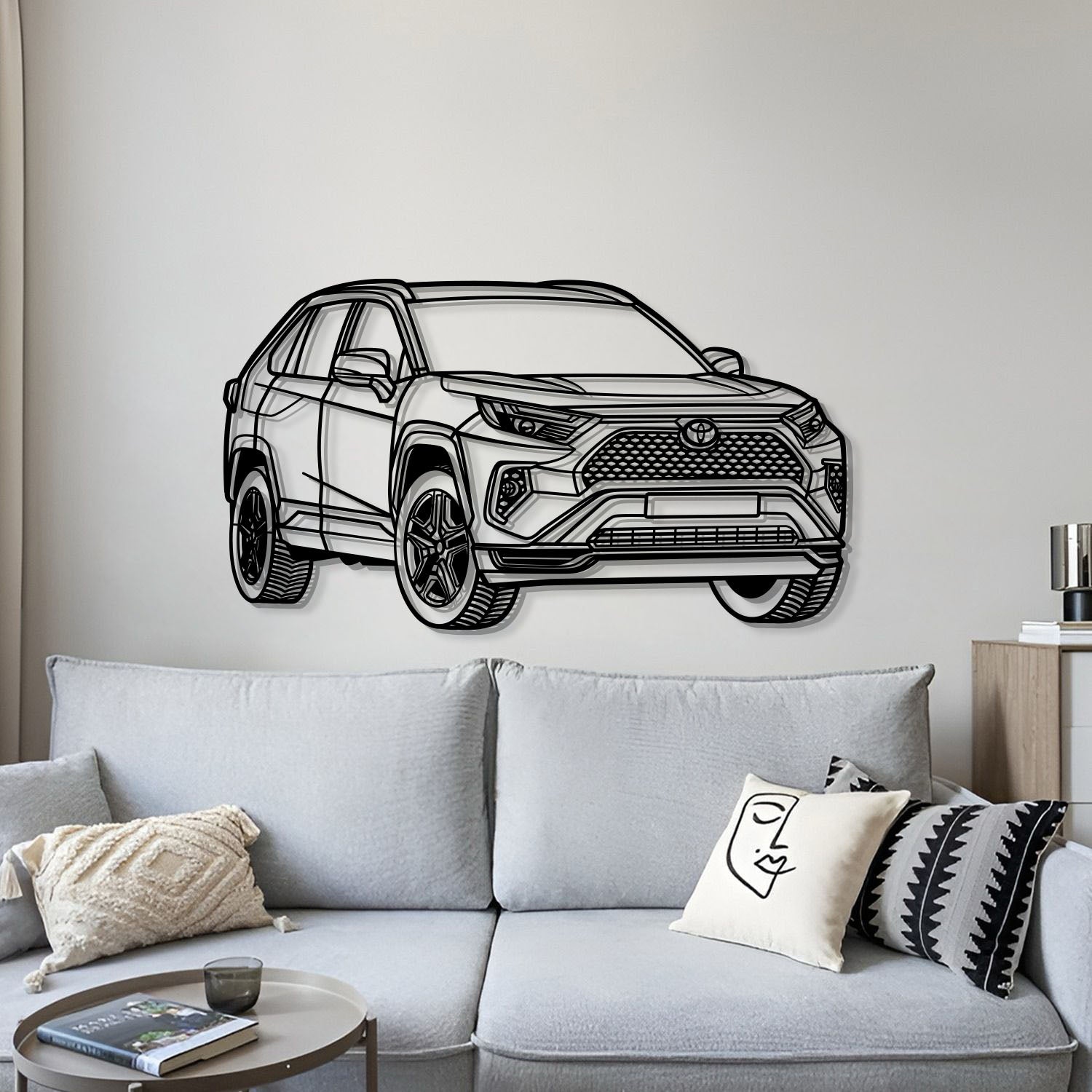 2023 RAV4 GR Sport Perspective Metal Car Wall Art - MT1291