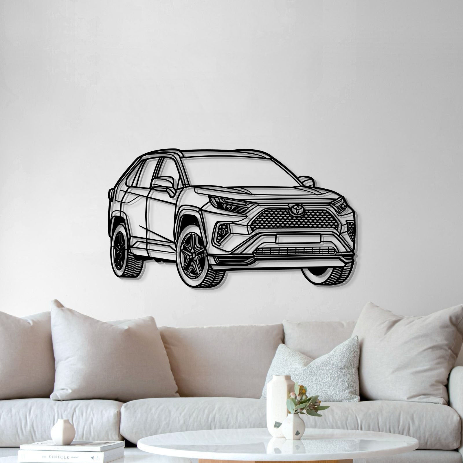 2023 RAV4 GR Sport Perspective Metal Car Wall Art - MT1291