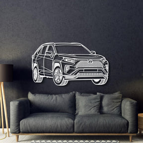 2023 RAV4 GR Sport Perspective Metal Car Wall Art - MT1291