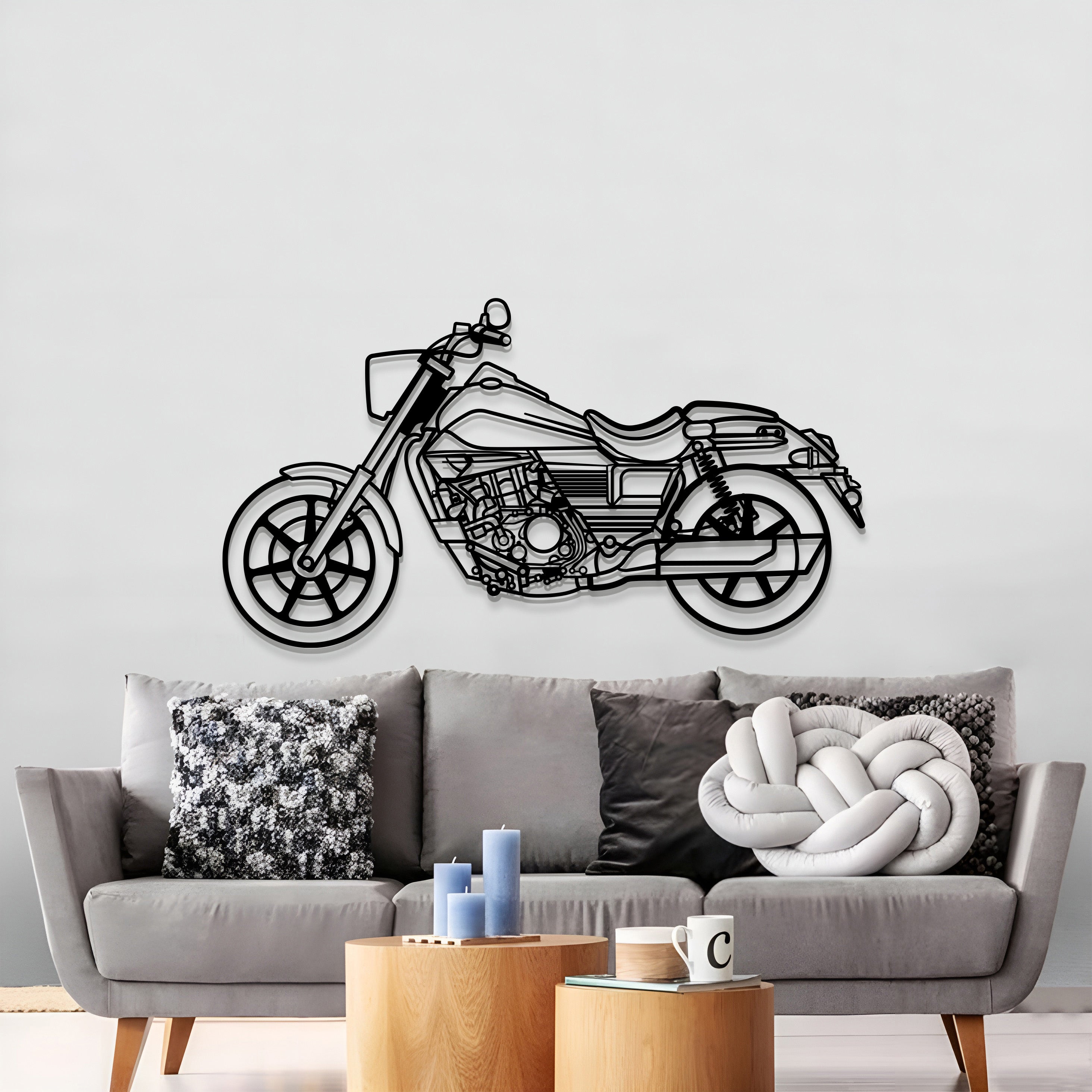 2023 Renegade Freedom Metal Motorcycle Wall Art - MT1417