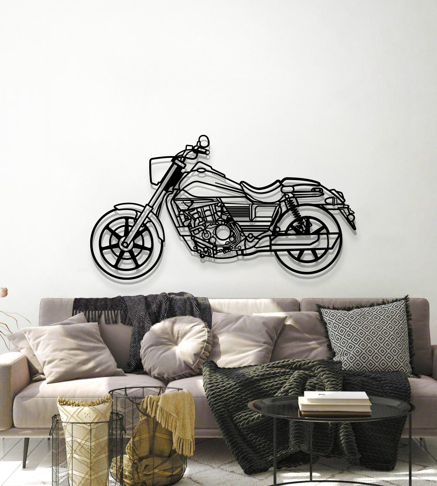 2023 Renegade Freedom Metal Motorcycle Wall Art - MT1417