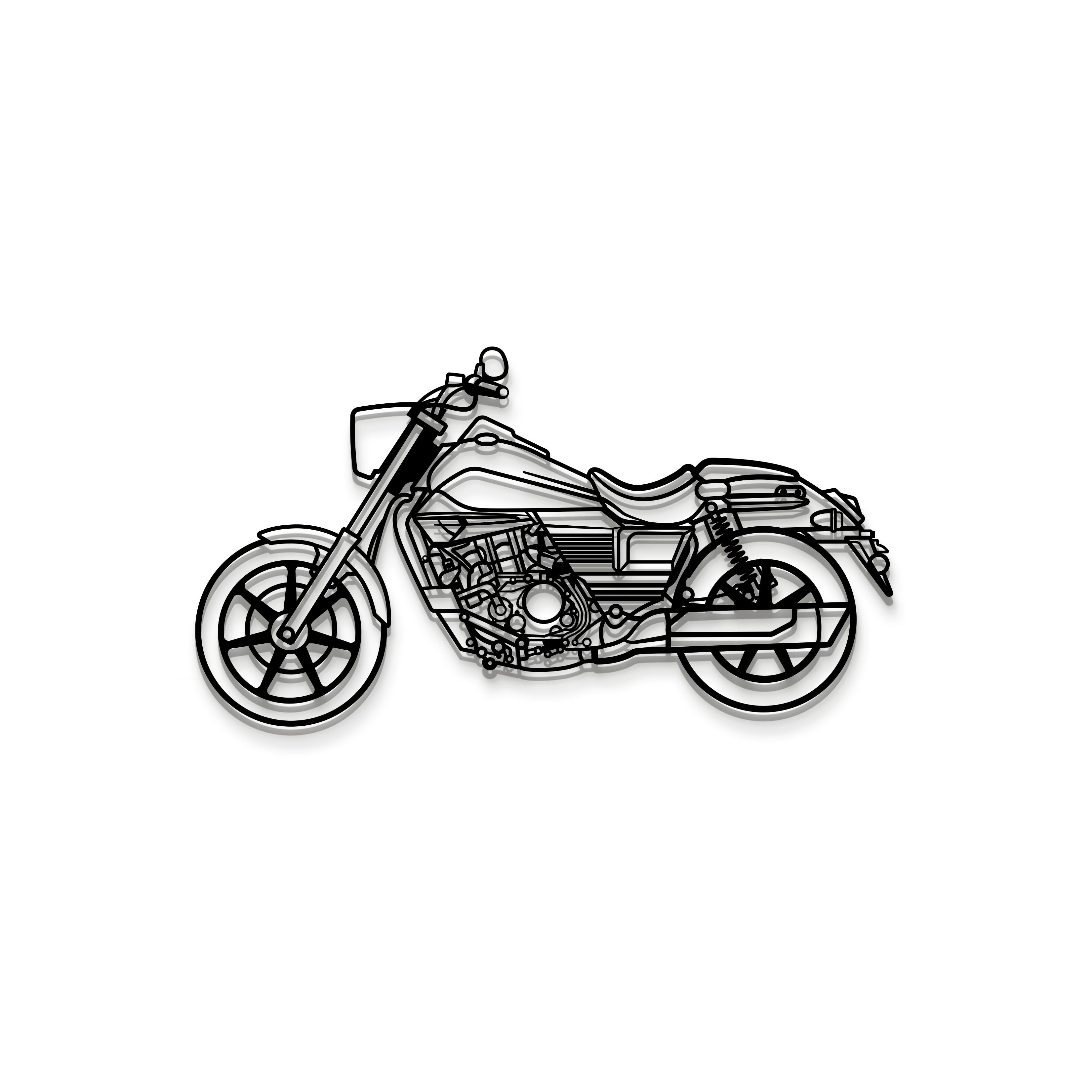 2023 Renegade Freedom Metal Motorcycle Wall Art - MT1417