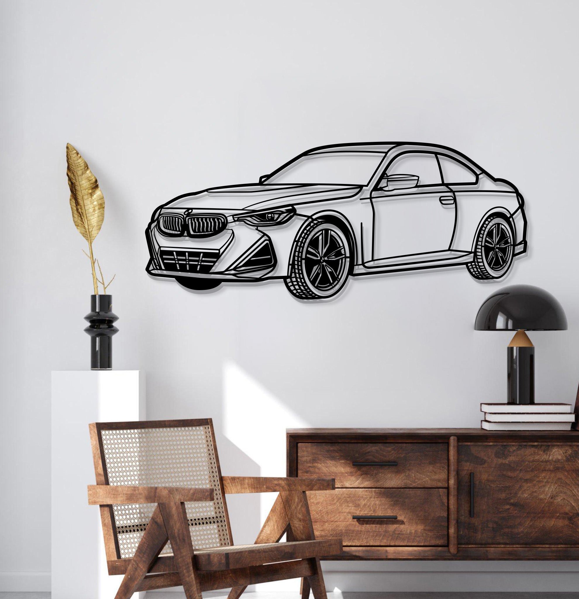 2024 M240i Perspective Metal Car Wall Art - MT1243