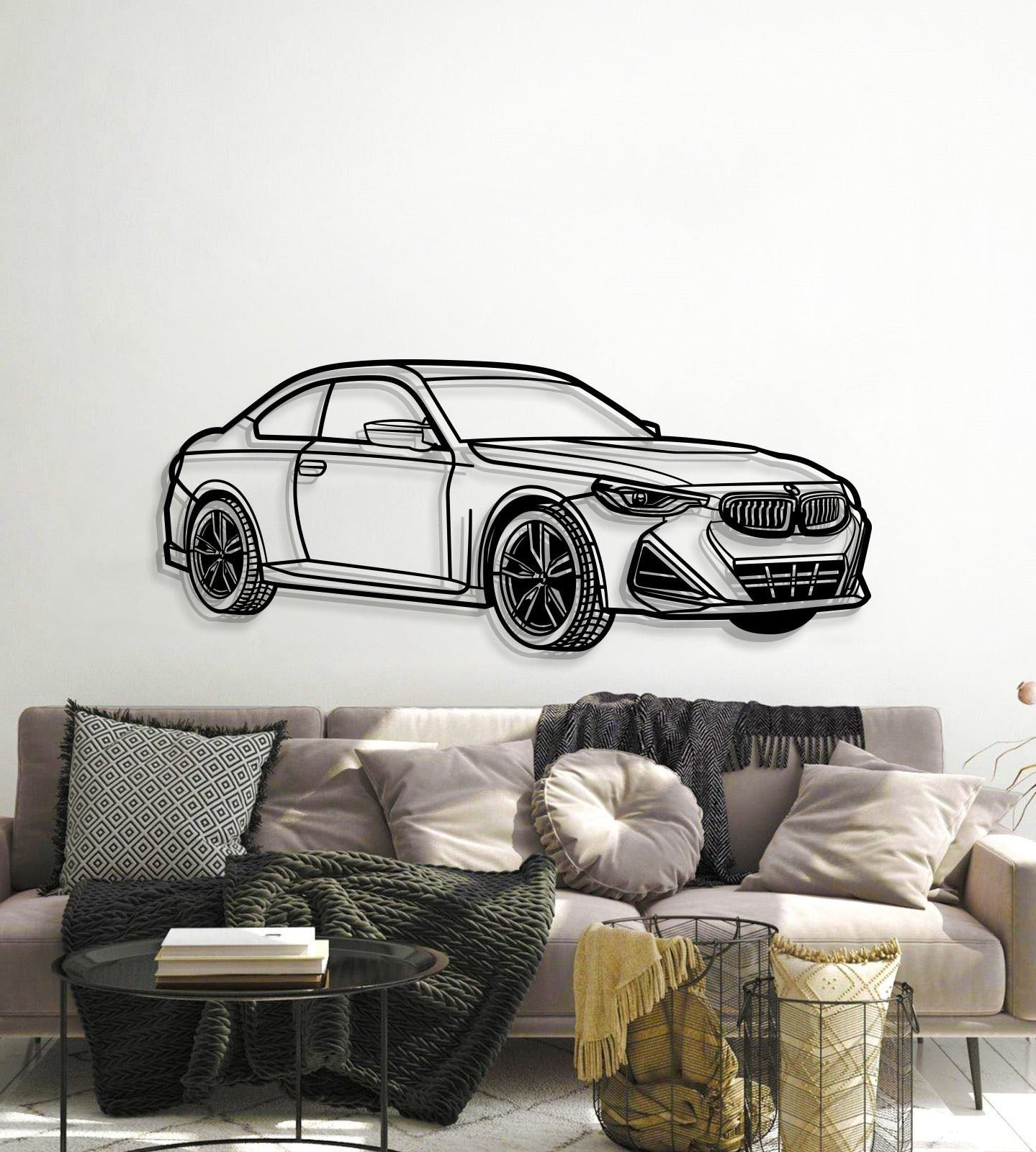 2024 M240i Perspective Metal Car Wall Art - MT1243