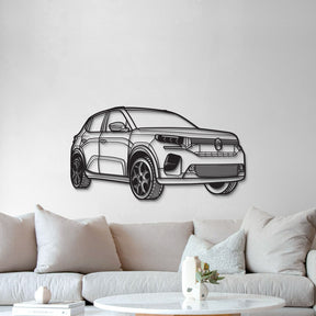 E C3 Perspective Metal Car Wall Art - MT1217