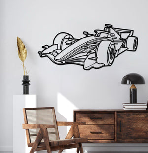 Formula 1 2026 Perspective View Metal Car Wall Art - MT1501