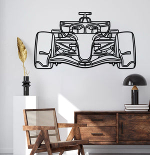 Formula 1 2026 Front View Metal Car Wall Art - MT1500