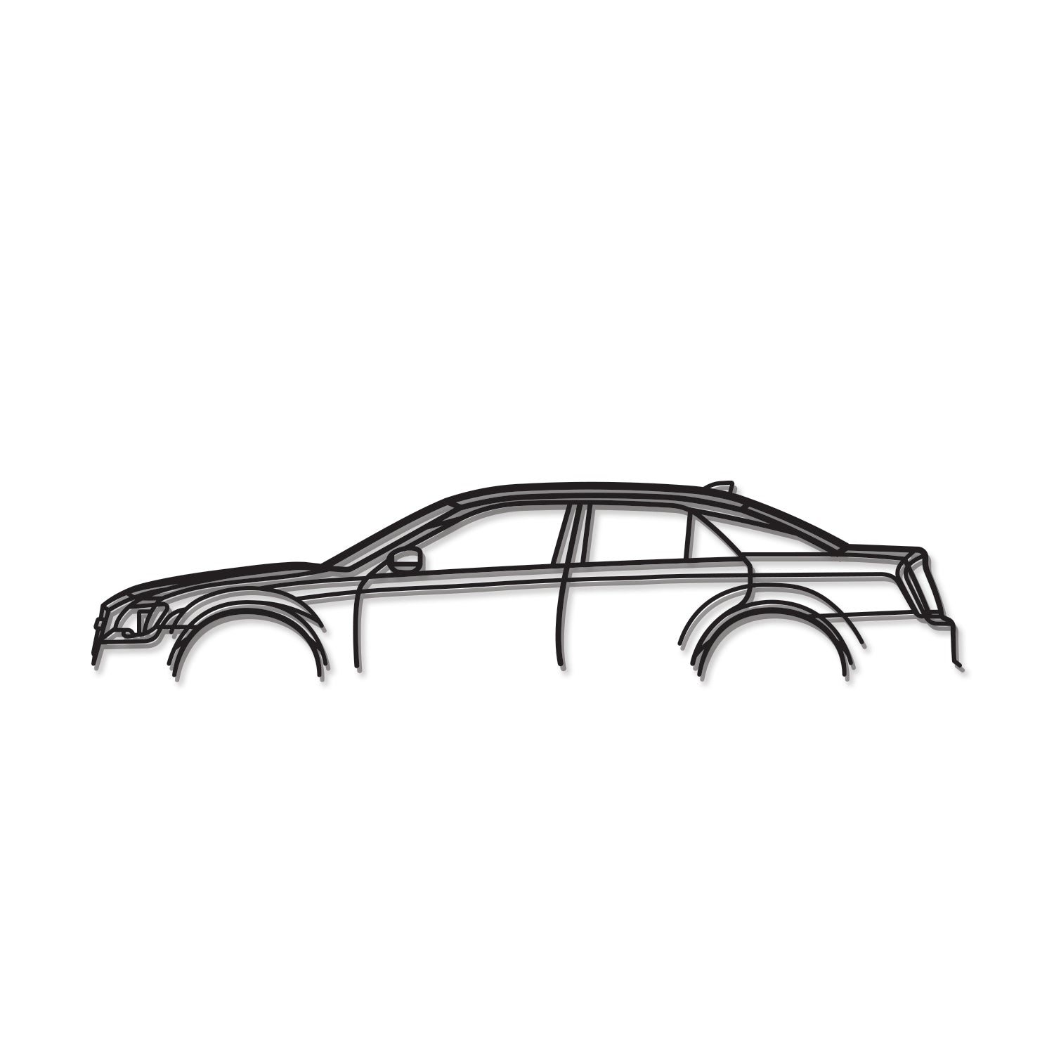 2016 300S Metal Car Wall Art - MT0550