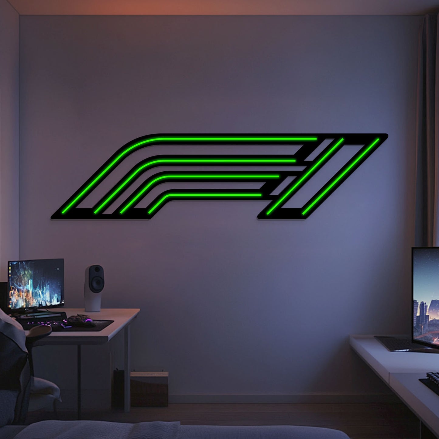 Formel 1 Metall-Neon-Emblem – MTN0268