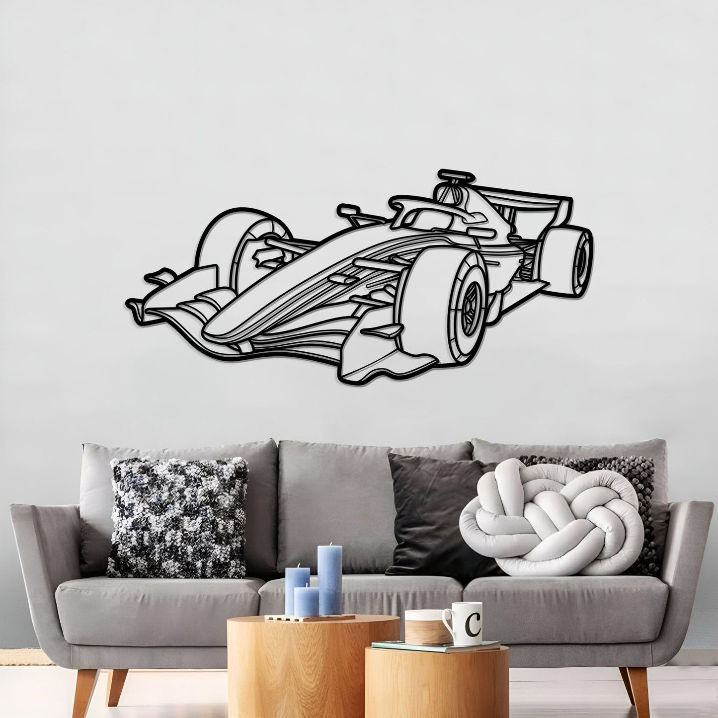 Formula 1 2026 Perspective View Metal Car Wall Art - MT1501