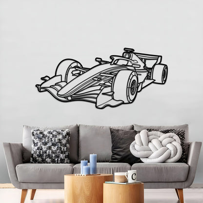 Formula 1 2026 Perspective View Metal Car Wall Art - MT1501