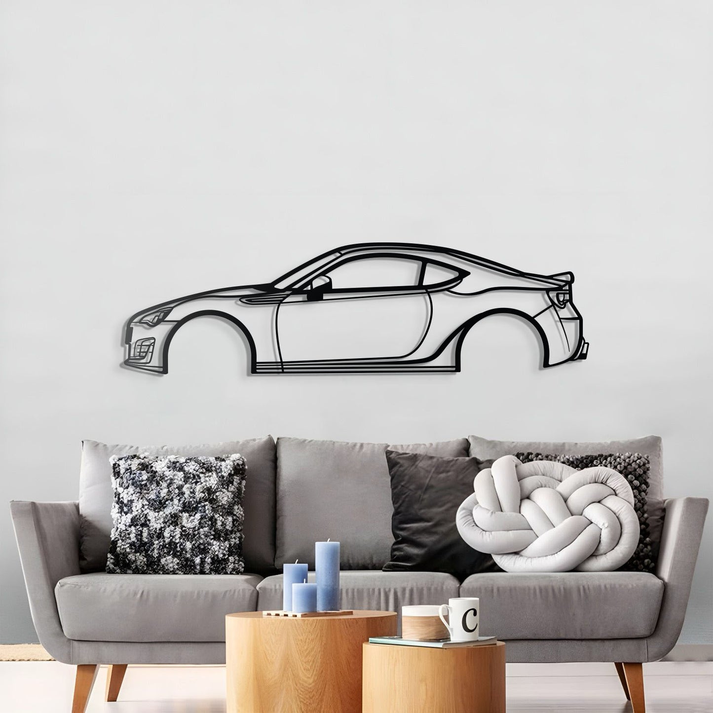 2016 BRZ Metal Car Silhouette - MT1486