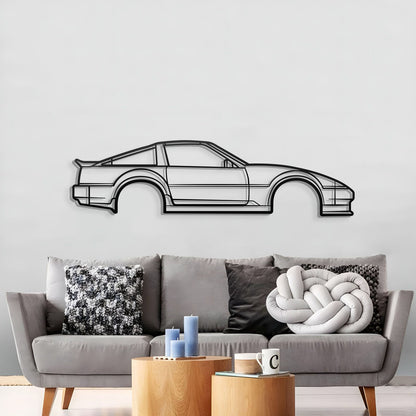 1986 300ZX Z31 Metal Car Silhouette - MT1490