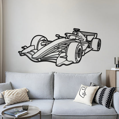 Formula 1 2026 Perspective View Metal Car Wall Art - MT1501