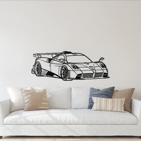 Imola Perspective Metal Car Wall Art - MT1220