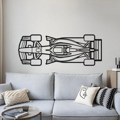 Formula 1 2026 Top View Horizontal Metal Car Wall Art - MT1499