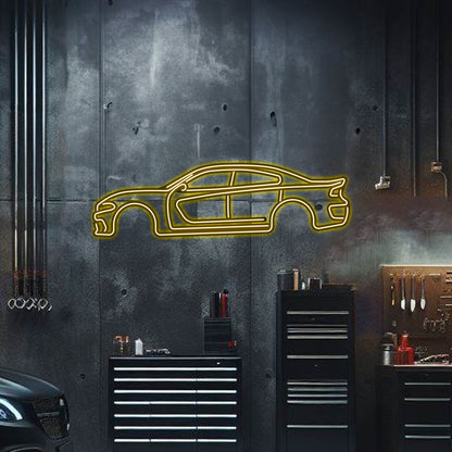 2023 Charger Metal Neon Car Wall Art - MTN0008