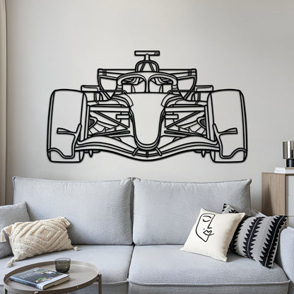 Formula 1 2026 Front View Metal Car Wall Art - MT1500
