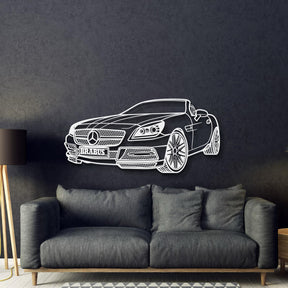 2012 SLK Class Perspective Metal Car Wall Art - MT1203