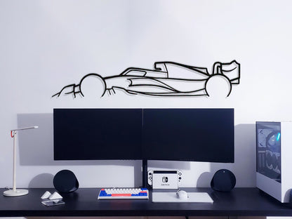 Modern Formula 1 2022–2023 metal silhouette décor piece