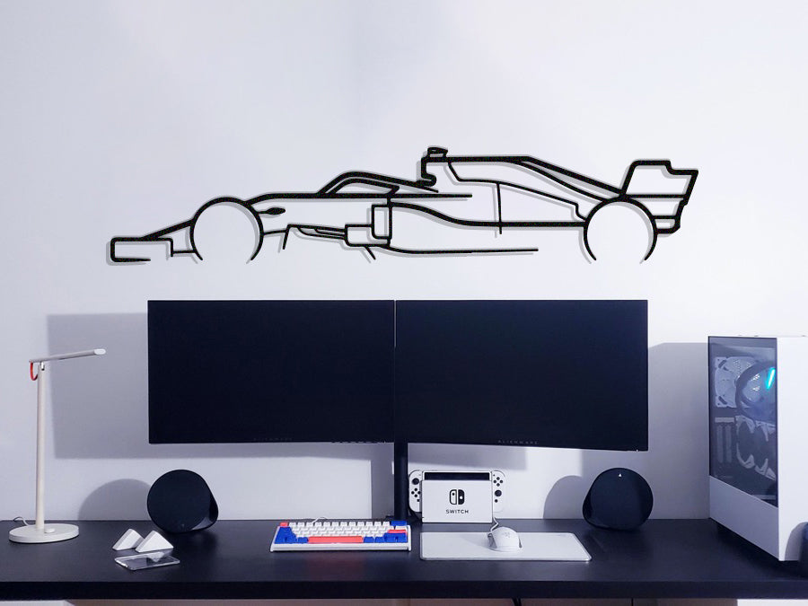 Formula1 F1 Metal Car Wall Art - MT0983