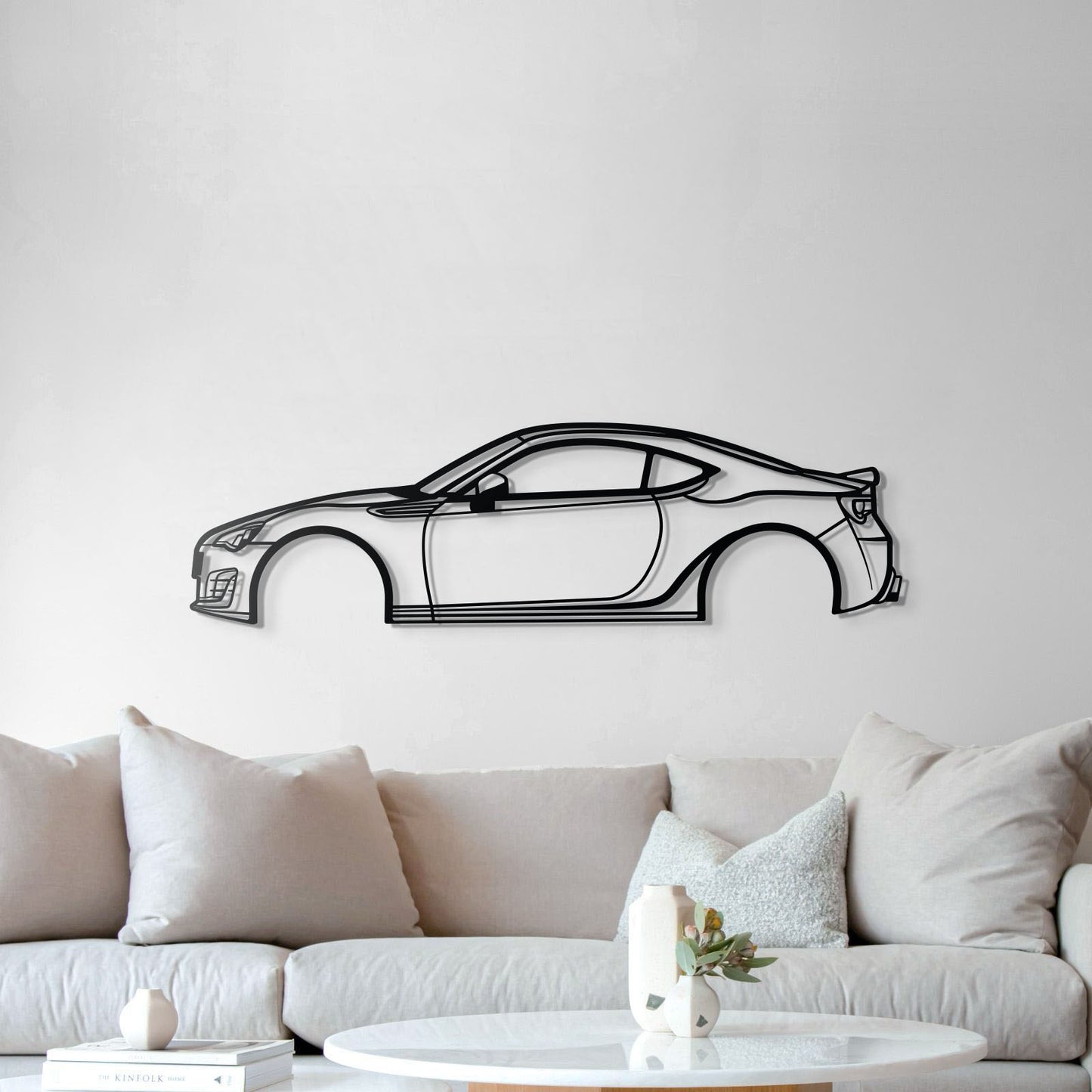 2016 BRZ Metal Car Silhouette - MT1486