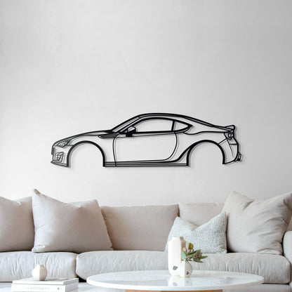 2016 BRZ Metal Car Silhouette - MT1486