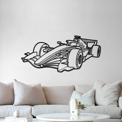 Formula 1 2026 Perspective View Metal Car Wall Art - MT1501