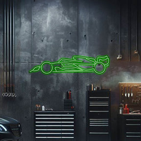 F1 Metal Neon Car Wall Art - MTN0024