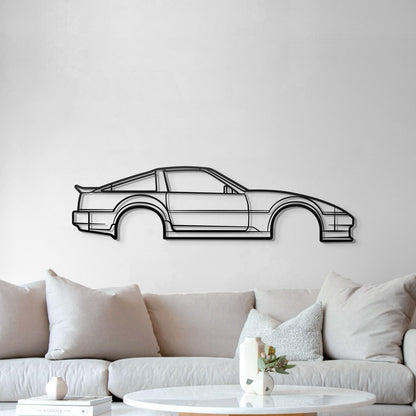 1986 300ZX Z31 Metal Car Silhouette - MT1490