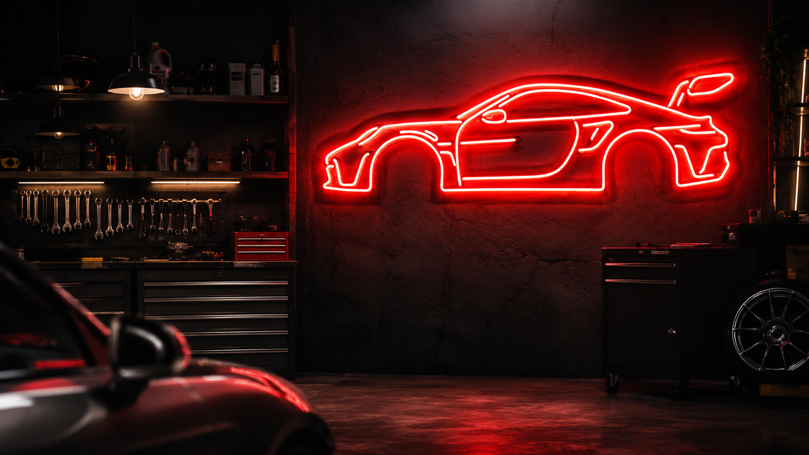 BMW E46 M3 · STAHL + LED NEON