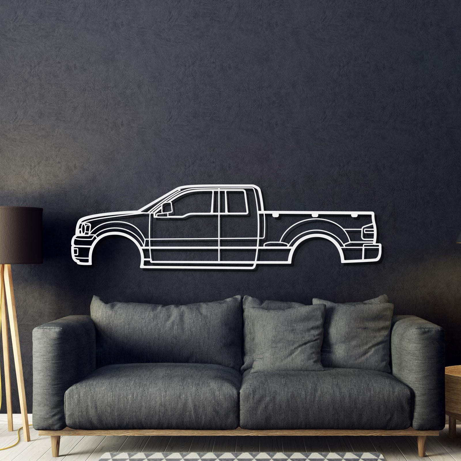 2004 F-150 11th Gen Metal Car Wall Art - MT0314